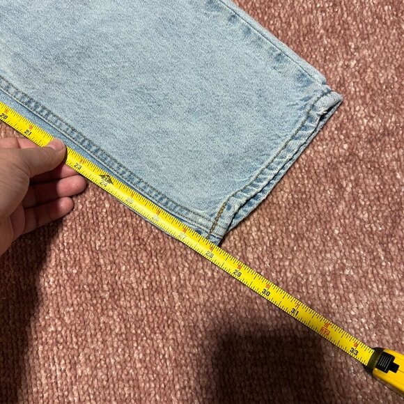 Denim Forum The BF Boyfriend High Rise Loose 28L Size 29 Light Wash - Picture 15 of 15